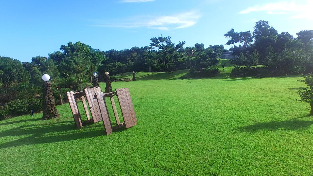 Jeju Bille Log Pension Согвипхо Экстерьер фото