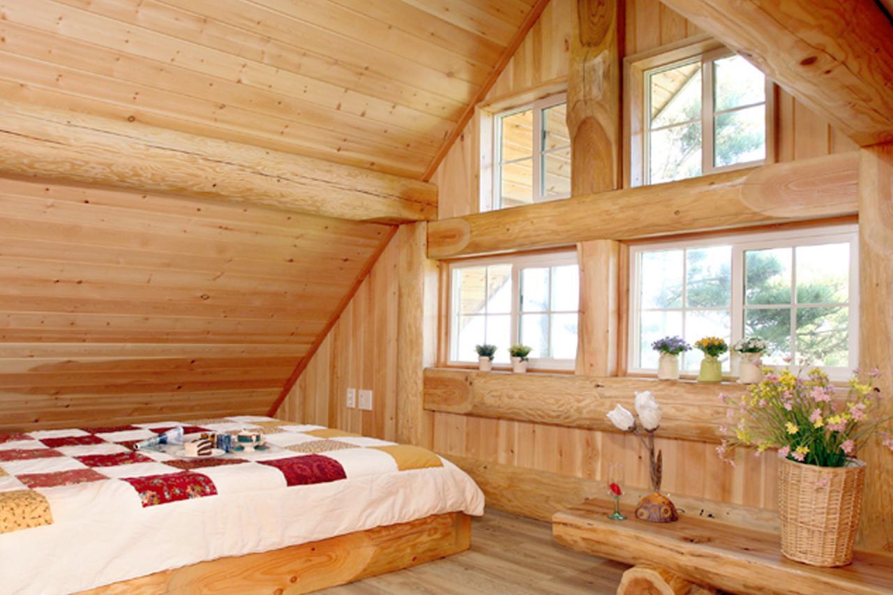 Jeju Bille Log Pension Согвипхо Экстерьер фото