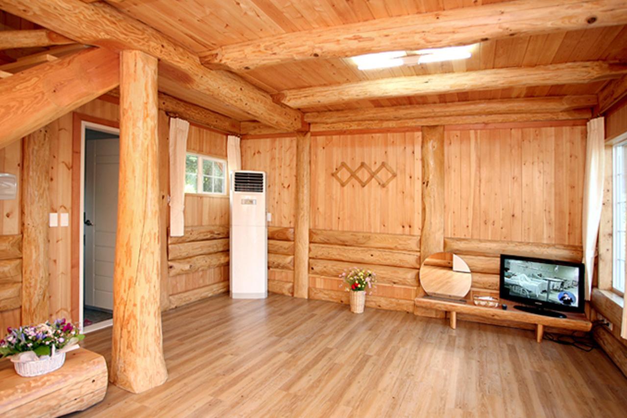 Jeju Bille Log Pension Согвипхо Экстерьер фото